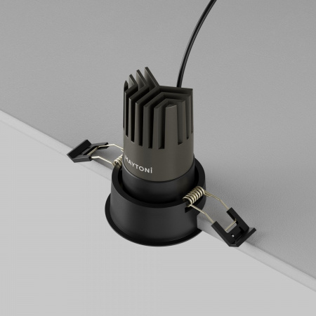 фото Встраиваемый светильник Maytoni Technical Dip DL116-10W-3K-B, черный