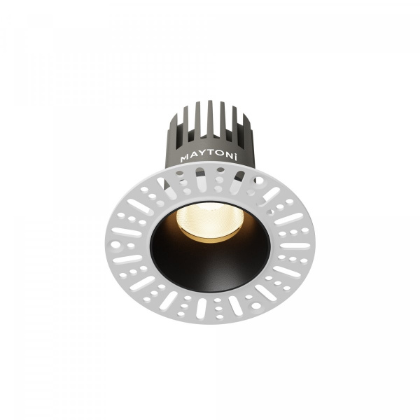 Встраиваемый светильник Maytoni Technical Dip DL119-10W-3K-TRS-B, черный