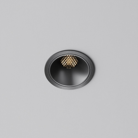 фото Встраиваемый светильник Maytoni Technical Alfa LED DL043-01-10W3K-RD-B-1, черный