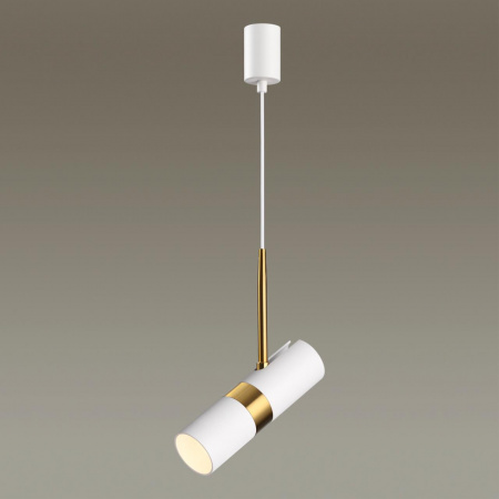 фото Белый/золотистый/металл Подвесной св-к IP20 LED GU10 10W BULLET HIGHTECH, арт. 4355/1