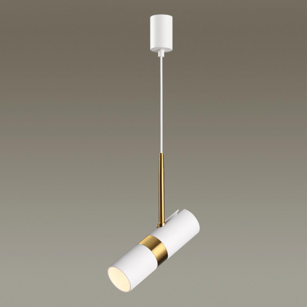 фото Белый/золотистый/металл Подвесной св-к IP20 LED GU10 10W BULLET HIGHTECH, арт. 4355/1