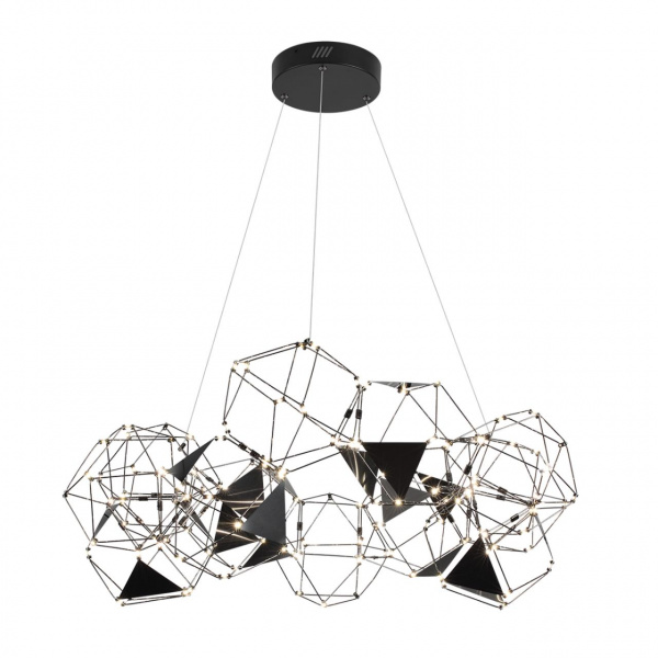 фото Черный хром/металл Люстра LED 56W 4000K 3360Лм TRELLIS L-VISION, арт. 5087/56L