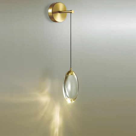 фото Светильник бронза/хрусталь/металл IP20 LED 3W 400Лм 3000K 220-240V PURA HIGHTECH, арт. 7159/3WL
