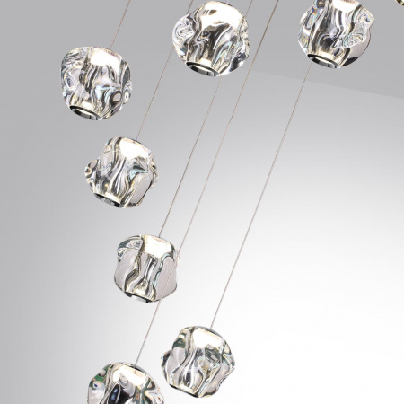 фото Хром/прозрачный/металл/акрил Люстра каскадная LED 60W 4000K 3000Лм JEMSTONE L-VISION, арт. 5084/60L