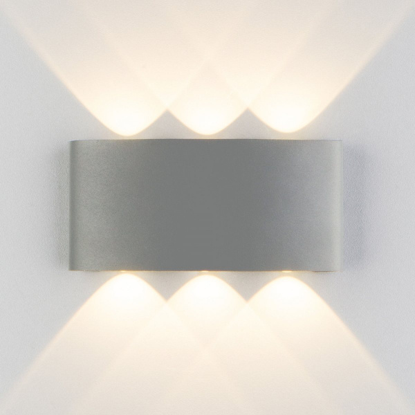 фото Пылевлагозащищенный светодиодный светильник Twinky Trio серый IP54 1551 Techno LED