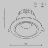 фото Встраиваемый светильник Maytoni Technical Yin DL031-L12W4K-W, белый