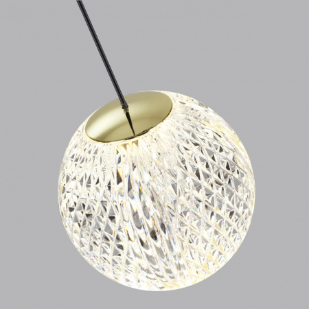 фото Золотой/металл/акрил Подвес LED 5W 4000K 390лм CRYSTAL L-VISION, арт. 5008/5LA