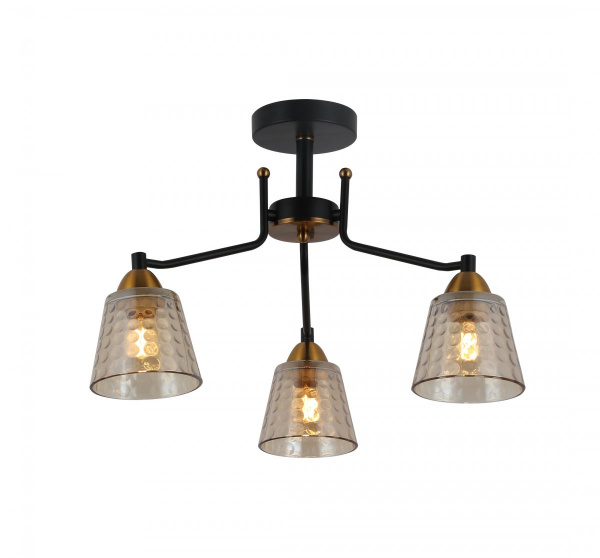 Люстра Freya Capella FR4017PL-03BBZ, черный и бронза