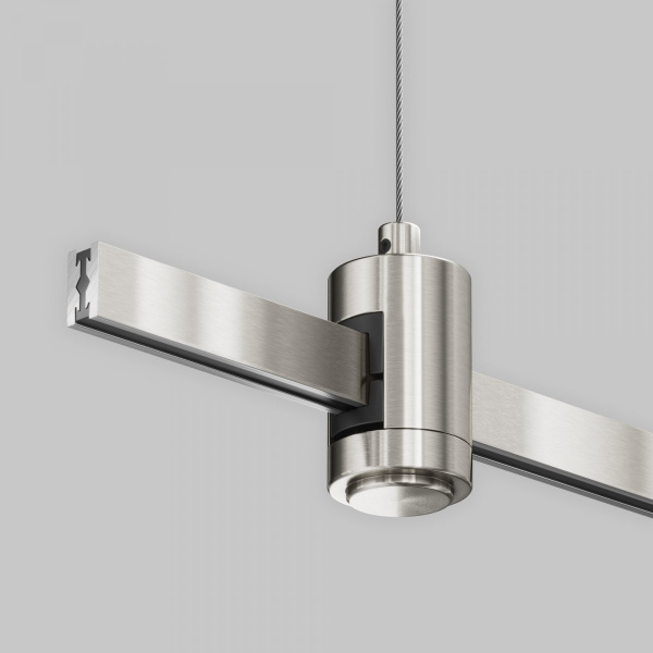 фото Подвес тросовый Hang одинарный Flarity платина Maytoni Technical TRA157SW-S1-PT
