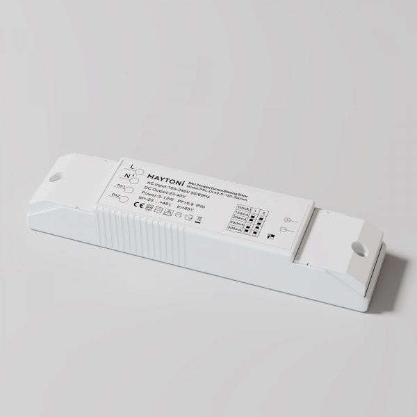 фото Источник питания DALI DT6 5-12Вт IP20 Maytoni PSL-DL40-S-150-300mA, белый