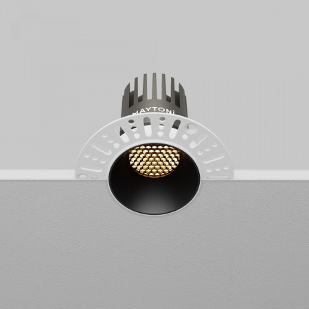 фото Встраиваемый светильник Maytoni Technical Dip DL119-10W-2.7K-TRS-B, черный