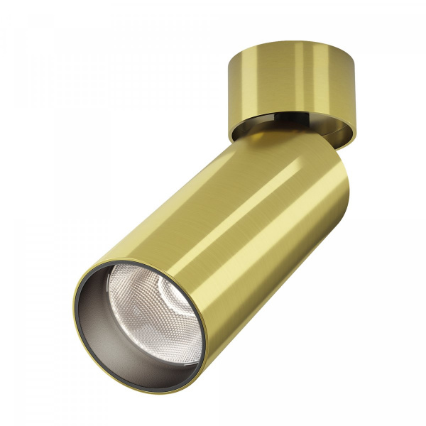 Потолочный светильник Maytoni Technical FOCUS LED C055CL-L12W4K-W-BS, латунь