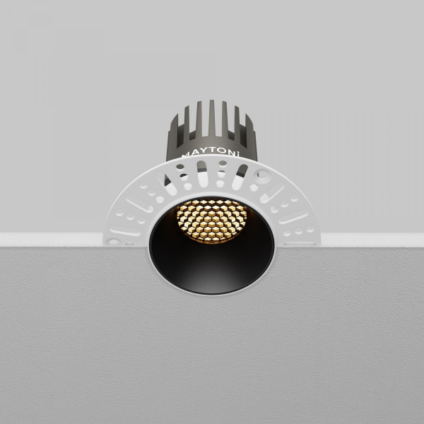 фото Встраиваемый светильник Maytoni Technical Dip DL119-10W-2.7K-TRS-B, черный
