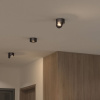 фото Накладной светодиодный светильник Glide черный жемчуг 25100/LED