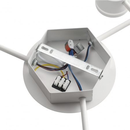 фото Белый металл Люстра потолочная LED GX53 9*12W 220V GARETA COMFI, арт. 8235/9C