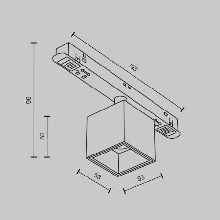 фото Трековый светильник Maytoni Technical Alfa S TR133-2-7W3K-B, черный