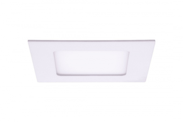 фото Ультратонкий встраиваемый SWG LED светильник квадратный PL-S120-6-WW 6 Вт белый 2700K