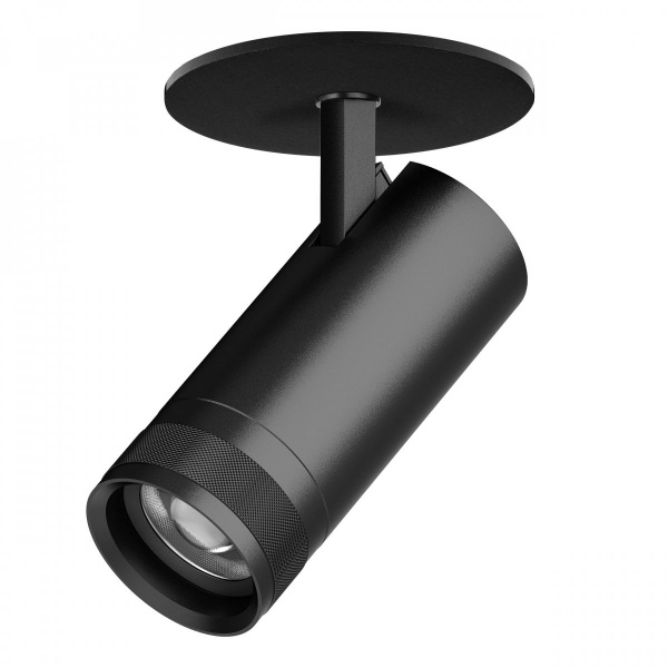 Светильник встраиваемый 20W 1400LM 20-55G с адаптером Canno Pro, черный Lightstar C4207RS