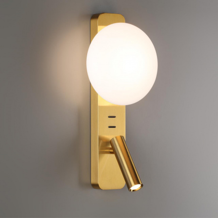 фото Металл/металл бронза Настенный светильник IP20 LED 1*5W + 1*3W ALBERGO HIGHTECH, арт. 7050/5WL