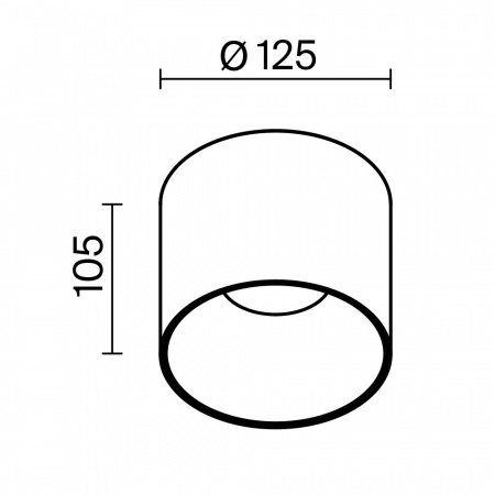 фото Потолочный светильник Maytoni Technical Alfa LED C064CL-01-25W3K-RD-B, черный