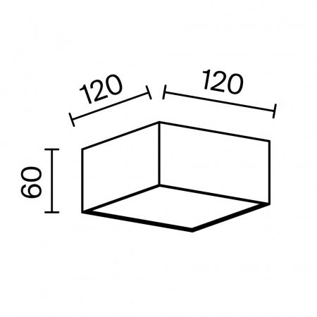 фото Потолочный светильник Maytoni Technical Zon C032CL-12W4K-SQ-W, белый