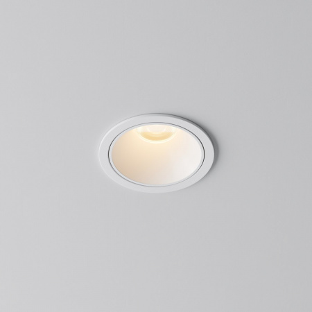 фото Встраиваемый светильник Maytoni Technical Alfa LED DL043-01-10W2.7K-RD-W, белый