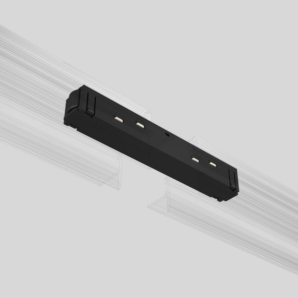 Slim Magnetic Прямой коннектор черный 95135/00