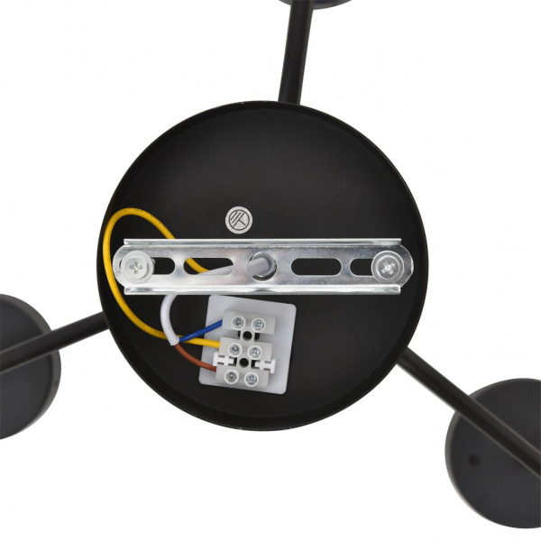 фото Черный/прозрачный, металл/стекло Светильник потолочный LED GX53 6*7W 220V NATALINA COMFI, арт. 8349/6C
