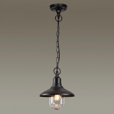 фото Уличный светильник-подвес, черный Odeon Light CAMPA, арт. 4965/1