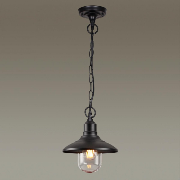 фото Уличный светильник-подвес, черный Odeon Light CAMPA, арт. 4965/1