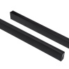 фото Экран декоративный для трека PRO 220V, 1 метр Teta, матовый черный Lightstar 505217