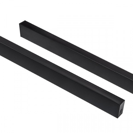 фото Экран декоративный для трека PRO 220V, 1 метр Teta, матовый черный Lightstar 505217
