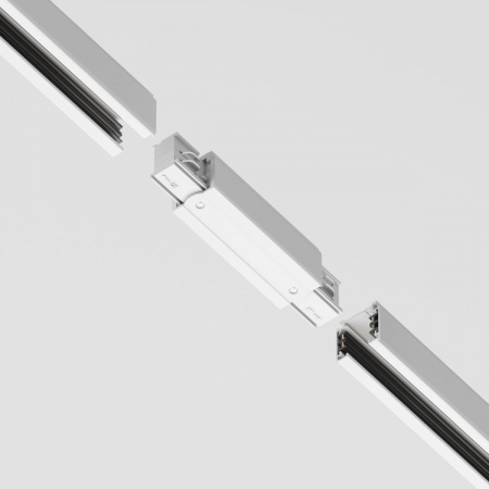 фото Коннектор прямой Trinity белый Maytoni Technical TRA005C-31W