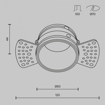 фото Встраиваемый светильник Maytoni Technical Reif DL048-01W, белый