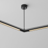 фото Угловой коннектор 120° для системы Shelf с вводом питания Maytoni Technical CA018LWC-P-B, черный