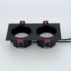Свет-к LED (S2920) встр. квадр. 220-240V SMD 2*10W 4000K черный +V