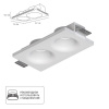 Точечный встраиваемый светильник Arte Lamp INVISIBLE A9283PL-2WH