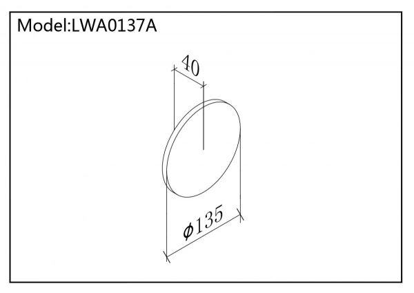 фото SWG LED светильник настенный LW-A0137A-BL-WW Черный 6Вт 3200 К