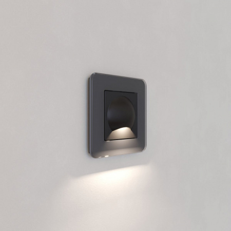 фото Встраиваемая LED подсветка МУН (черный матовый) W1154408