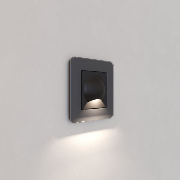 фото Встраиваемая LED подсветка МУН (черный матовый) W1154408