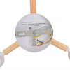 фото Белый, металл/дерево Светильник потолочный GX53 LED 3*7W 220V VUDI COMFI, арт. 8306/3C
