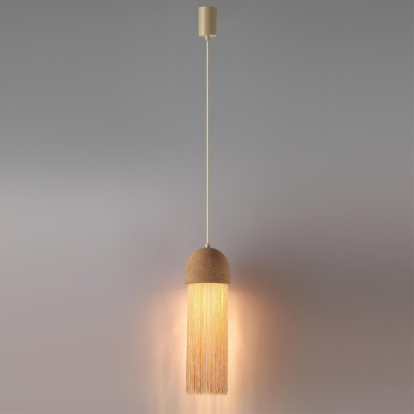 фото Светильник бежевый/пробка/нити/металл IP20 LED GU10 5W 220-240V CORK ECODESIGN, арт. 7073/1