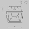 фото Встраиваемый светильник Maytoni Technical Alfa LED DL043-01-15W3K-D-SQ-WB, белый