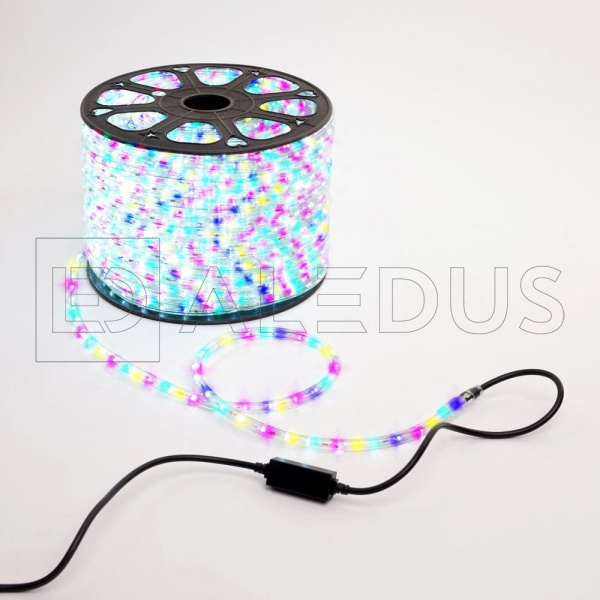 фото Дюралайт ALEDUS, 220 В, 13 мм, бухта 100 м, RGB