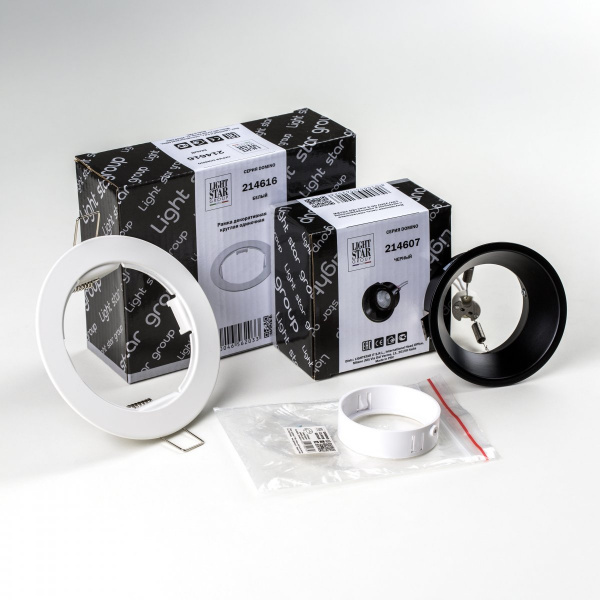 фото Комплект со светильником Domino, белый Lightstar D61607WMOD