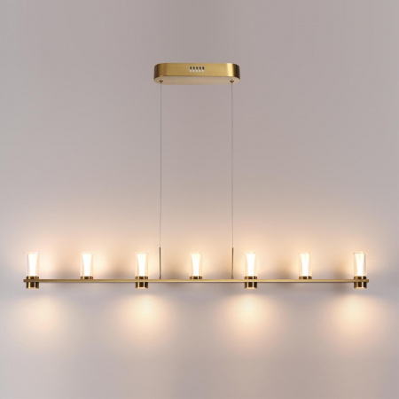 фото Светильник античная бронза/акрилл/металл IP20 LED 40W 2470Лм 3000K 180° 220V DEFANCE HIGHTECH, арт. 7144/45L