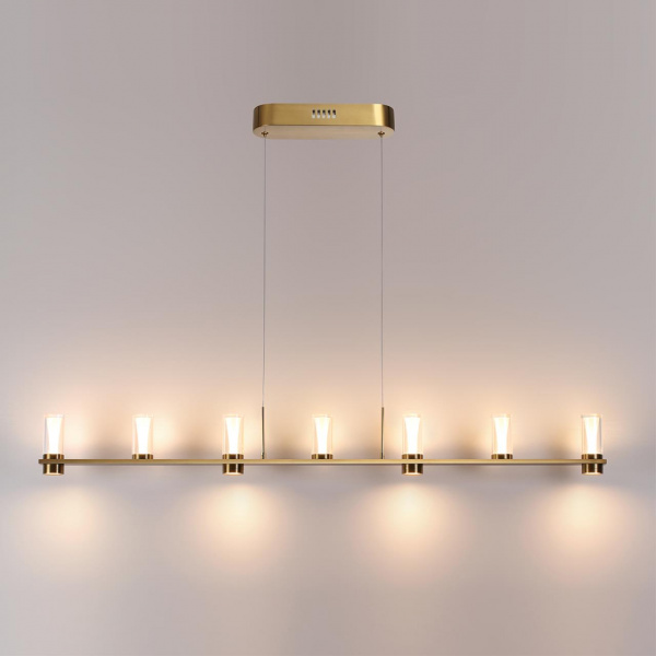 фото Светильник античная бронза/акрилл/металл IP20 LED 40W 2470Лм 3000K 180° 220V DEFANCE HIGHTECH, арт. 7144/45L