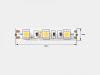 фото Светодиодная лента 5050, 60 LED/м, 14,4 Вт/м, 12В, IP20, Цвет: Желтый, SWG560-12-14.4-Y-M, катушка 5 м