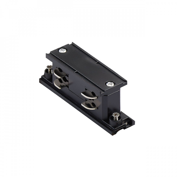 Соединитель прямой к треку 5040xx-(F)/(R) Quattro, черный Lightstar 504107-FR