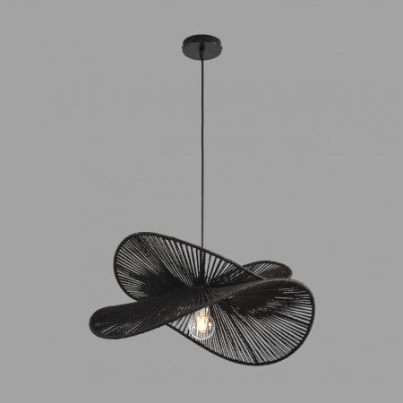 фото Черный, металл/джутовый шнур Подвес E27 40W 220V ROPE ECO, арт. 8382/1